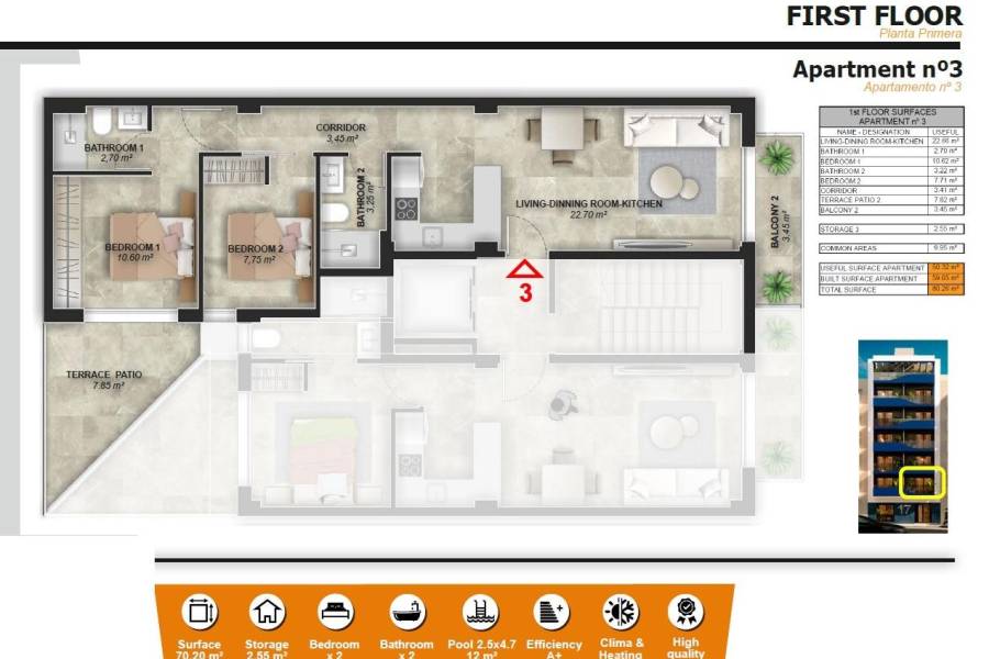 Venta - Apartamento - Acequion - Torrevieja