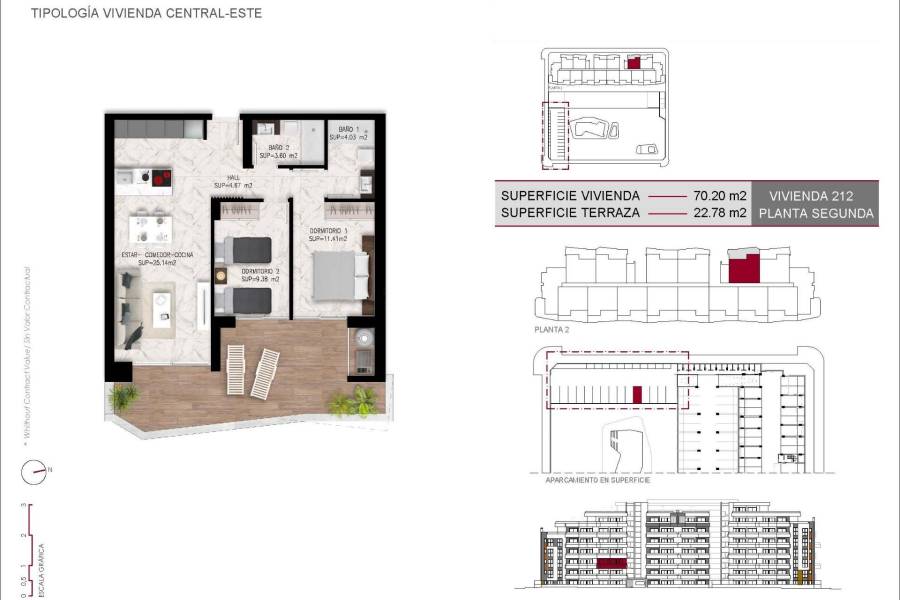 Venta - Apartamento - Pueblo - San Miguel de Salinas