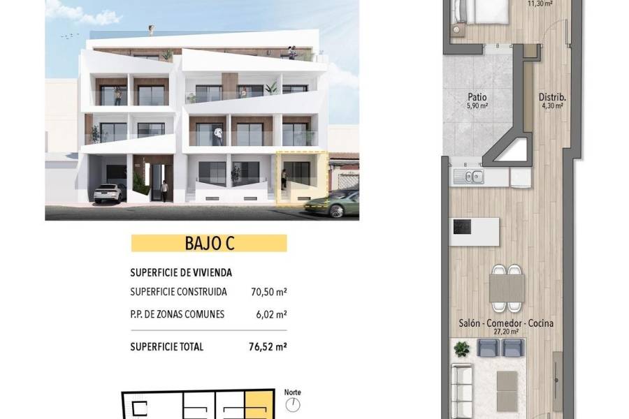 Venta - Planta baja - Playa del cura - Torrevieja