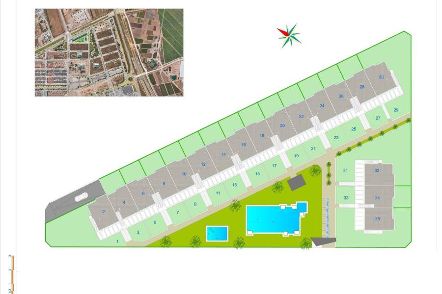 Sale - Bungalow Top Floor - Zona Pueblo - Pilar de la Horadada