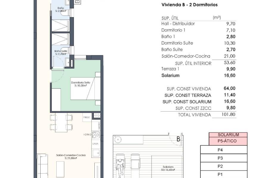 Vente - Penthouse - Habaneras - Torrevieja