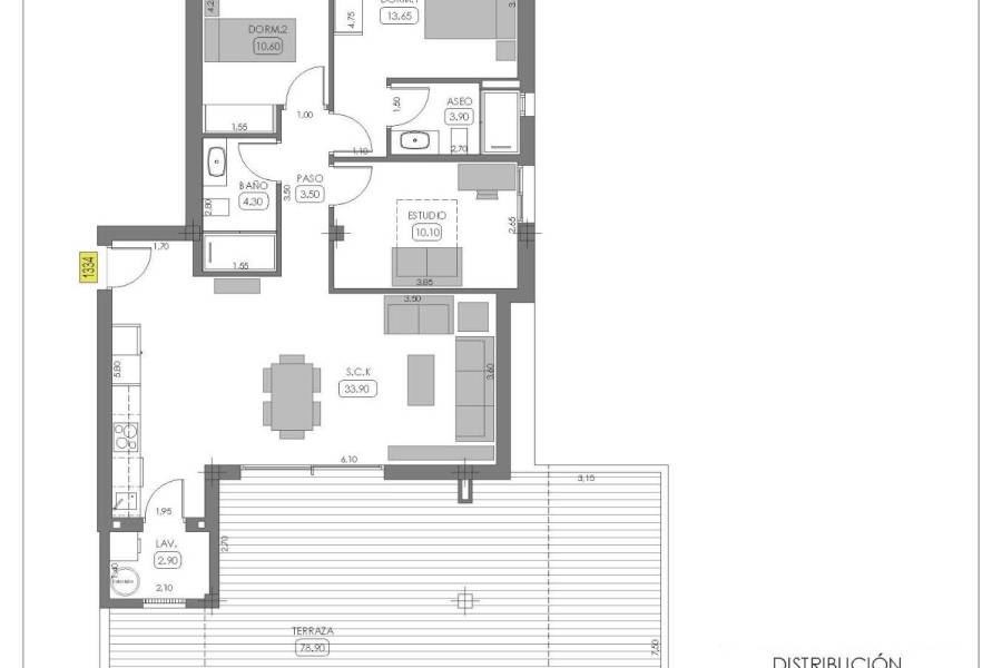 Försäljning - Övervåning Bungalow - Comunidad valenciana - Algorfa