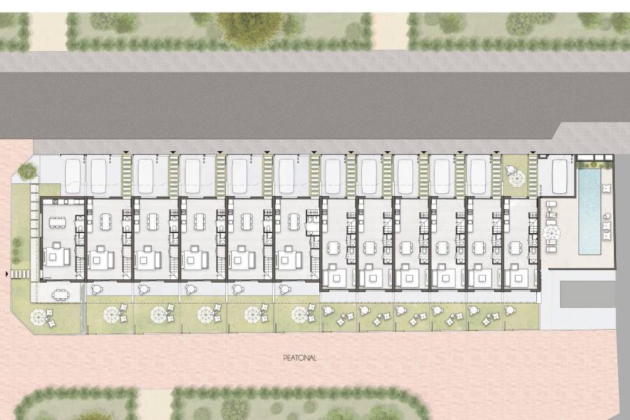 Verkauf - Doppelhaushälfte - Zona Pueblo - Pilar de la Horadada