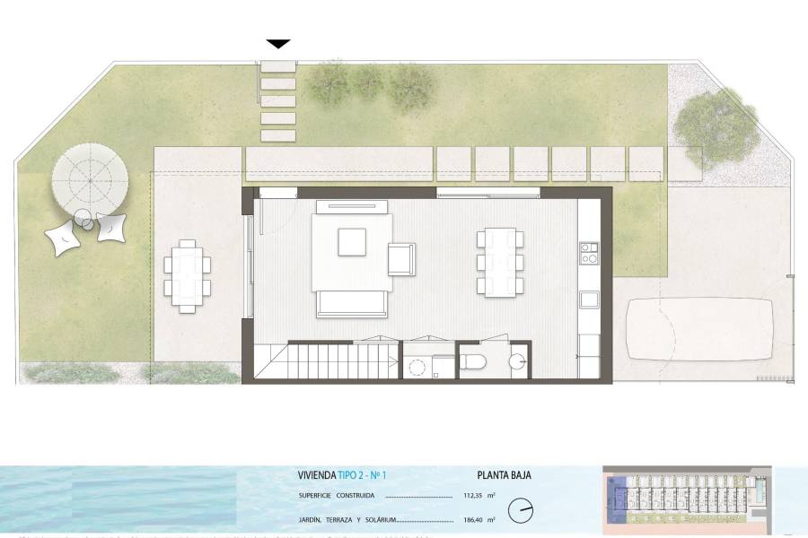 Verkauf - Doppelhaushälfte - Zona Pueblo - Pilar de la Horadada