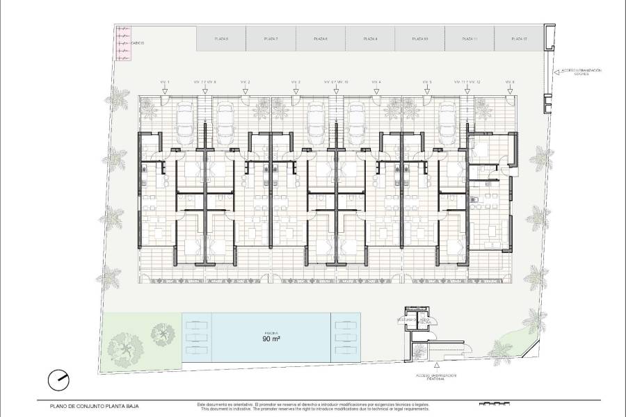 Venta - Bungalow Planta Baja - Zona Pueblo - Pilar de la Horadada