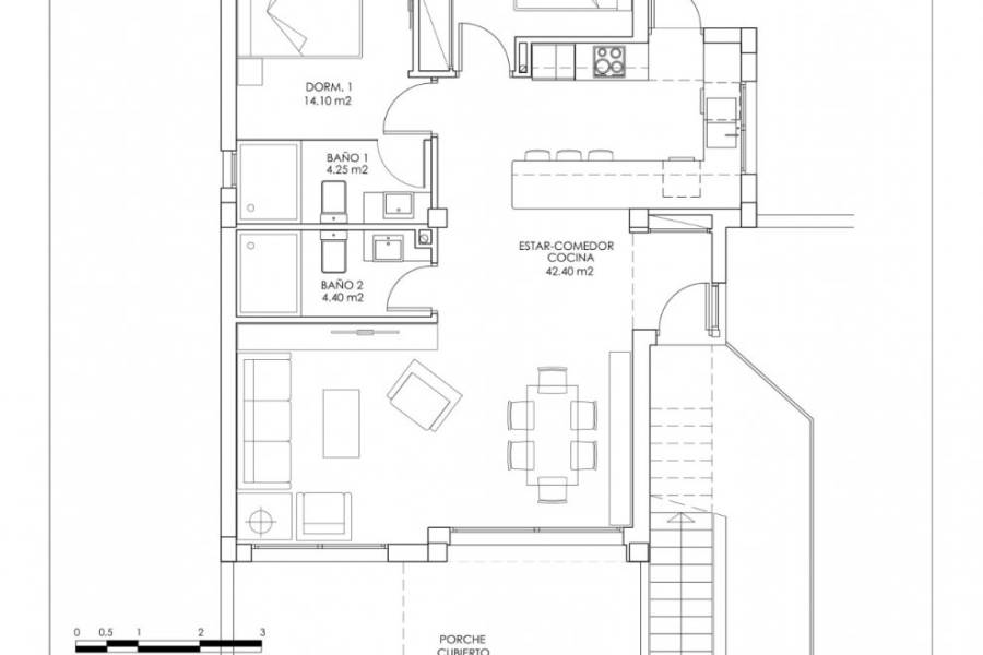 Salg - Bungalow i 1. etasje - Urbanizaciones - San Miguel de Salinas