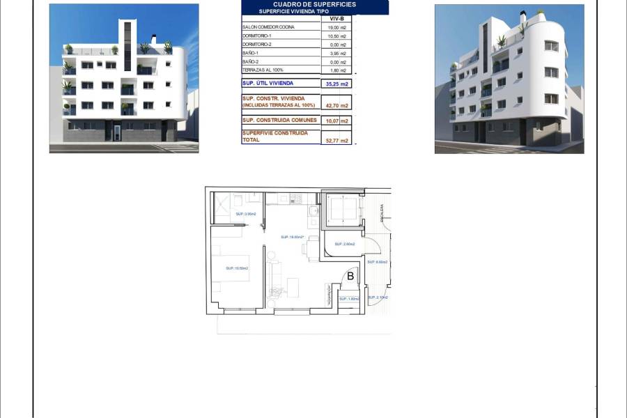 Sale - Ground floor apartment - Centro - Torrevieja