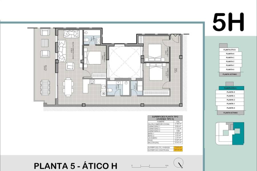 Vente - Penthouse - Acequion - Torrevieja
