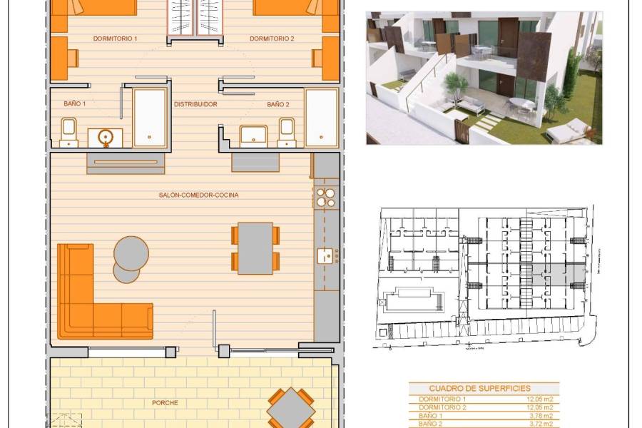 Venta - Bungalow Planta Baja - PILAR DE LA HORADADA - Pilar de la Horadada