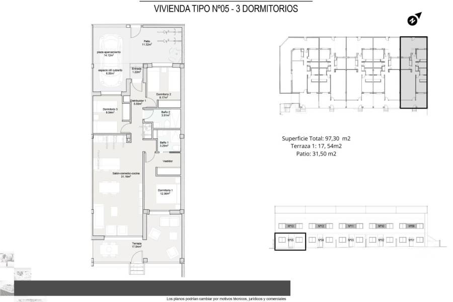 Salg - Bungalow i 1. etasje - PILAR DE LA HORADADA - Pilar de la Horadada