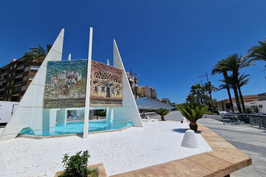 Försäljning - Lägenhet på bottenvåni - Playa de los locos - Torrevieja