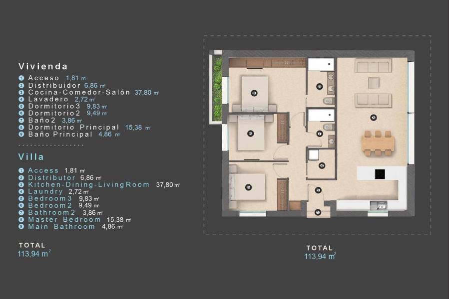 Venta - Villa - Las Filipinas - Orihuela Costa
